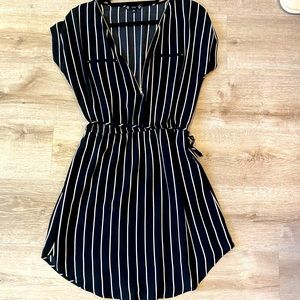 Women’s Striped Black and White Dress